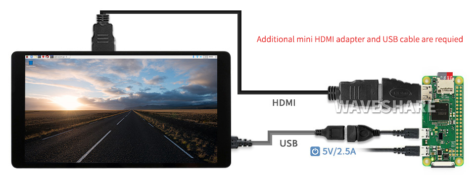 Ekrany pojemnościowe, 5.5 cala, HDMI, 1080 × 1920, panel AMOLED z szkłem hartowanym, kompatybilne z Raspberry Pi i Jetson Nano - Wianko - 16