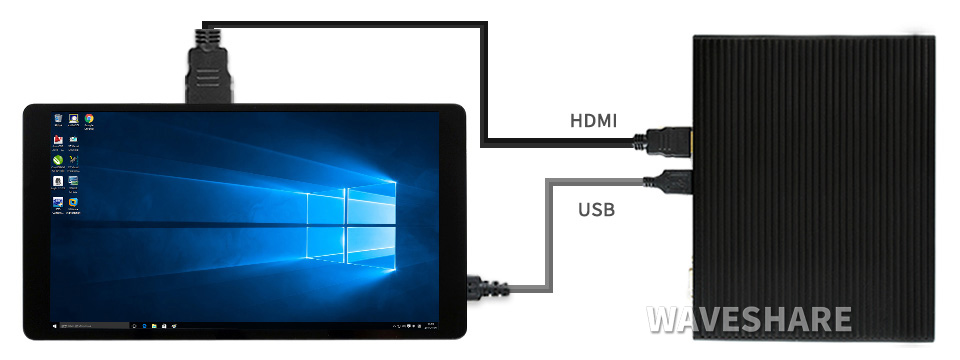 Ekrany pojemnościowe, 5.5 cala, HDMI, 1080 × 1920, panel AMOLED z szkłem hartowanym, kompatybilne z Raspberry Pi i Jetson Nano - Wianko - 18