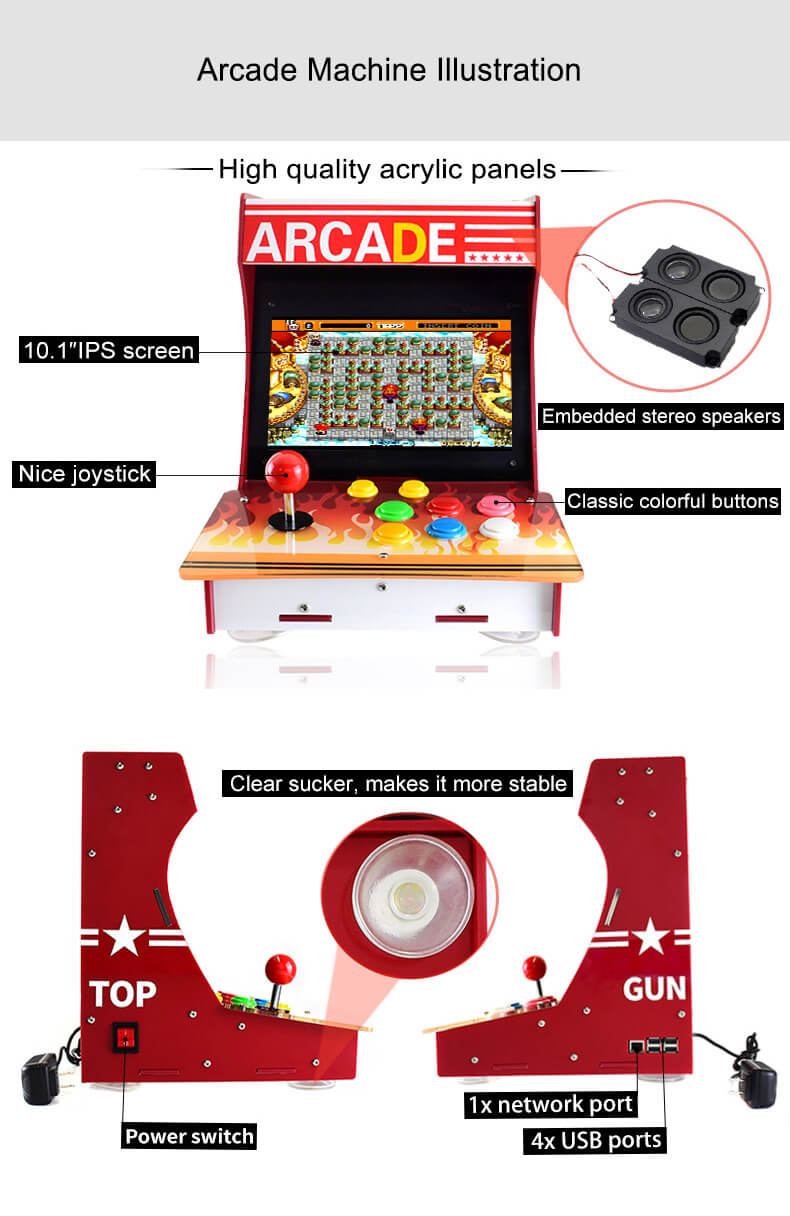 Arcade-101-1P arcade machine illustration