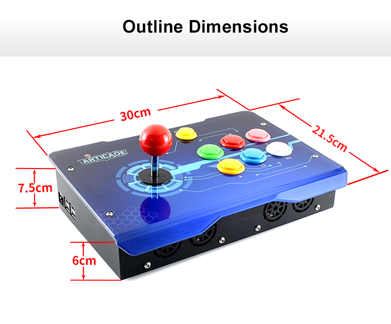 Arcade-C-1P arcade console illustration