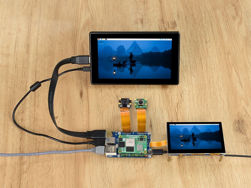 Mini Base Board (A) designed for CM 5, application example