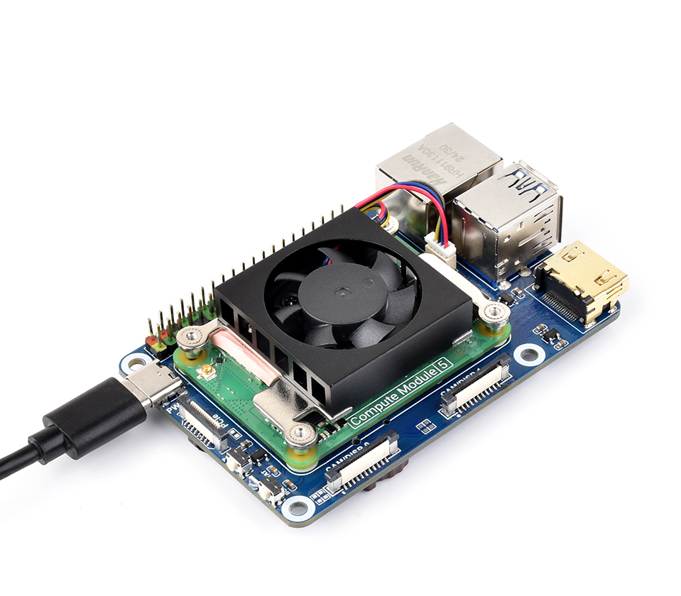 Mini Base Board (A) designed for CM 5, application example