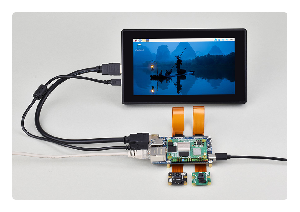 Mini Base Board (B) designed for CM 5, application example