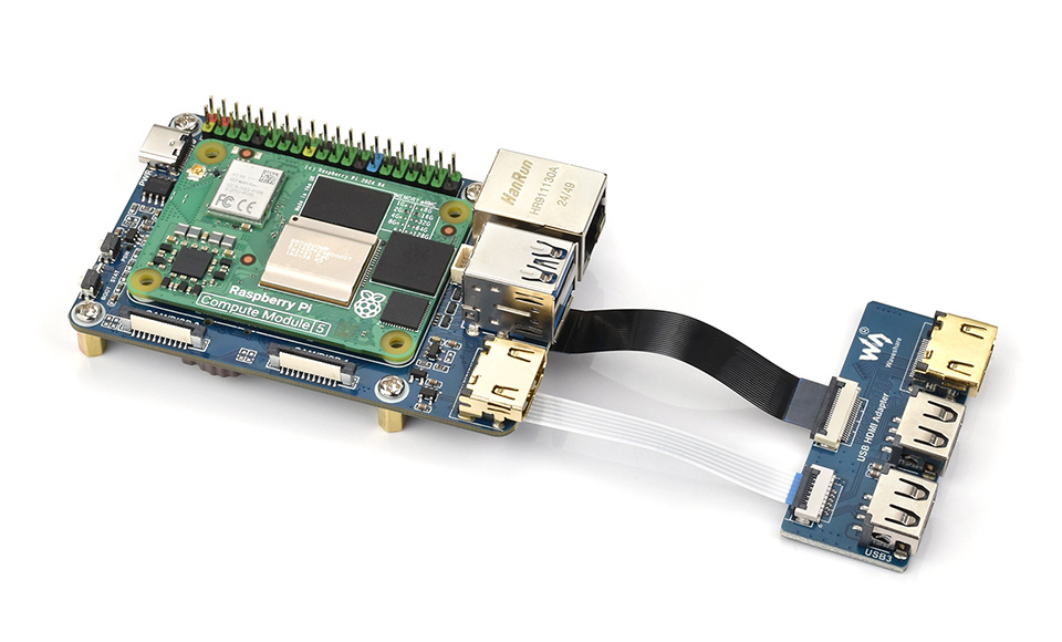 Mini Base Board (B) designed for CM 5, access to USB HDMI Adapter