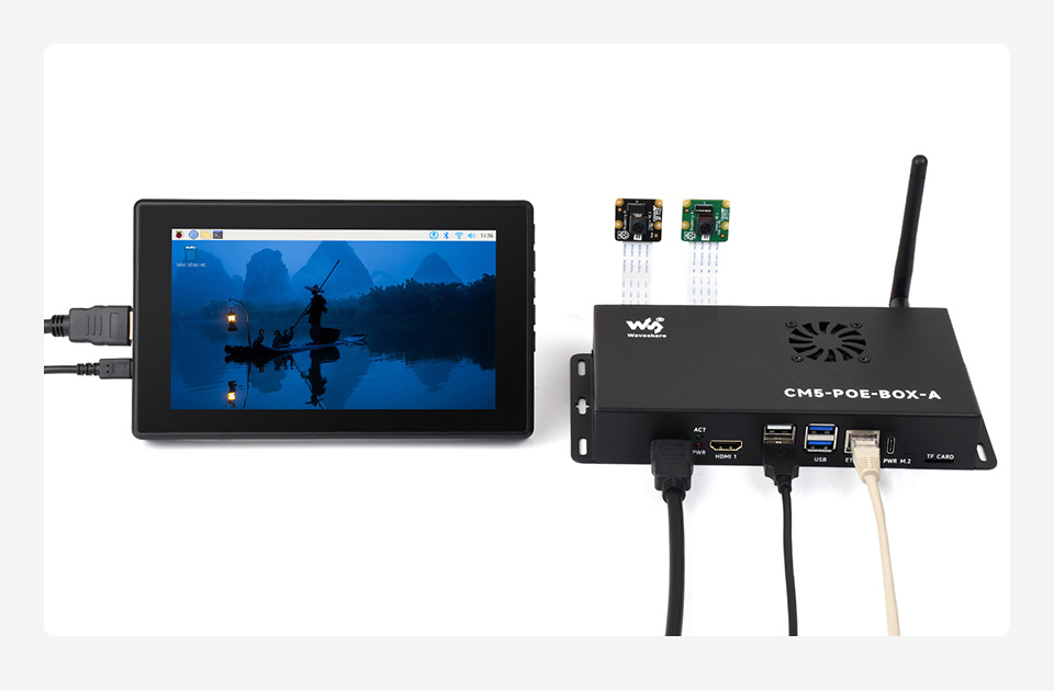 Compute Module 5 PoE Base Board, application examples