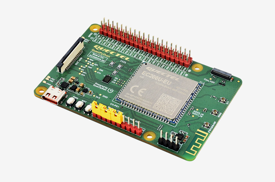 EC200U C4-P01 development board, front view