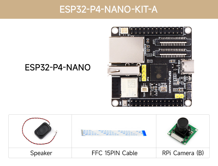 ESP32-P4-NANO development board, kit A