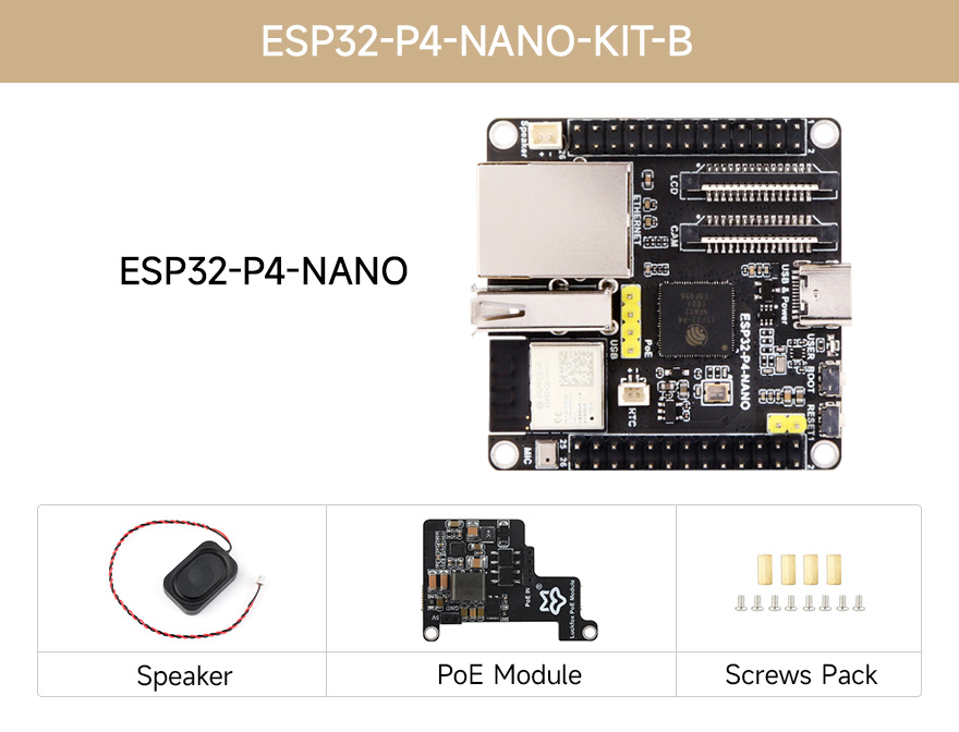 ESP32-P4-NANO development board, kit B