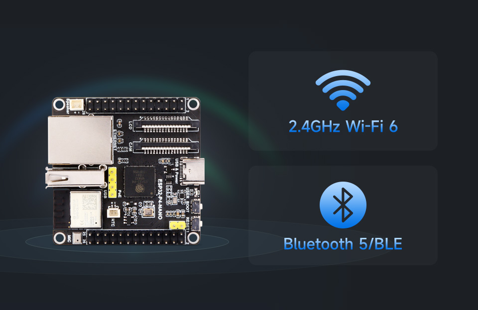 ESP32-P4-NANO development board, supports WiFi 6 and Bluetooth