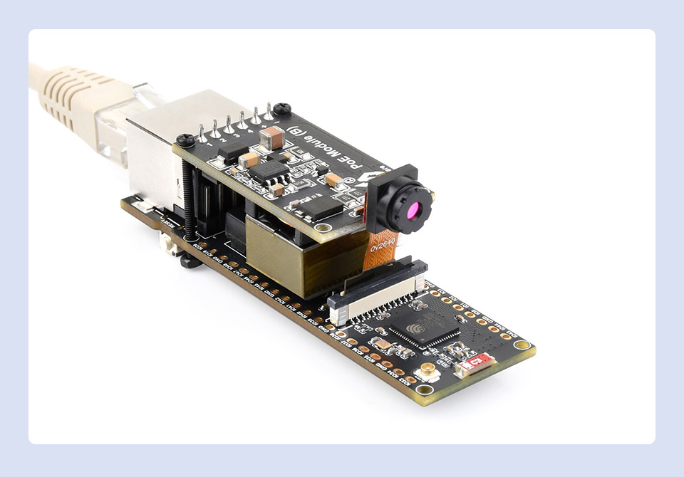 ESP32-S3 ETH development board, usage example