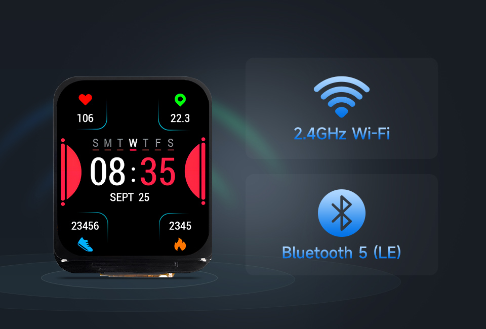 ESP32-S3 1.69inch display development board, WIFI And Bluetooth Support