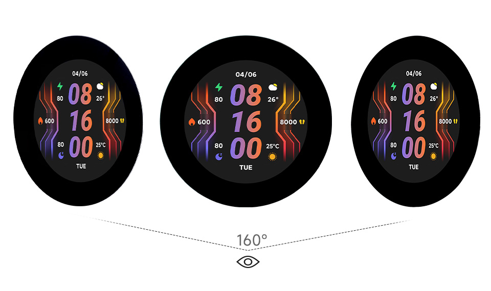 ESP32-S3 2.8inch Touch LCD, 160° viewing angle