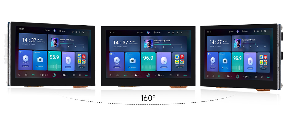 ESP32-S3 4.3inch Touch LCD, 160° viewing angle