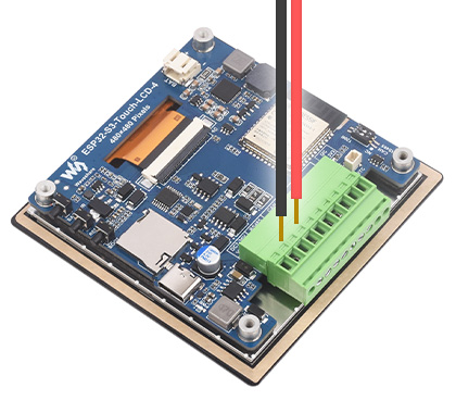 ESP32-S3 4inch Capacitive Touch Display Development Board, supports back wiring