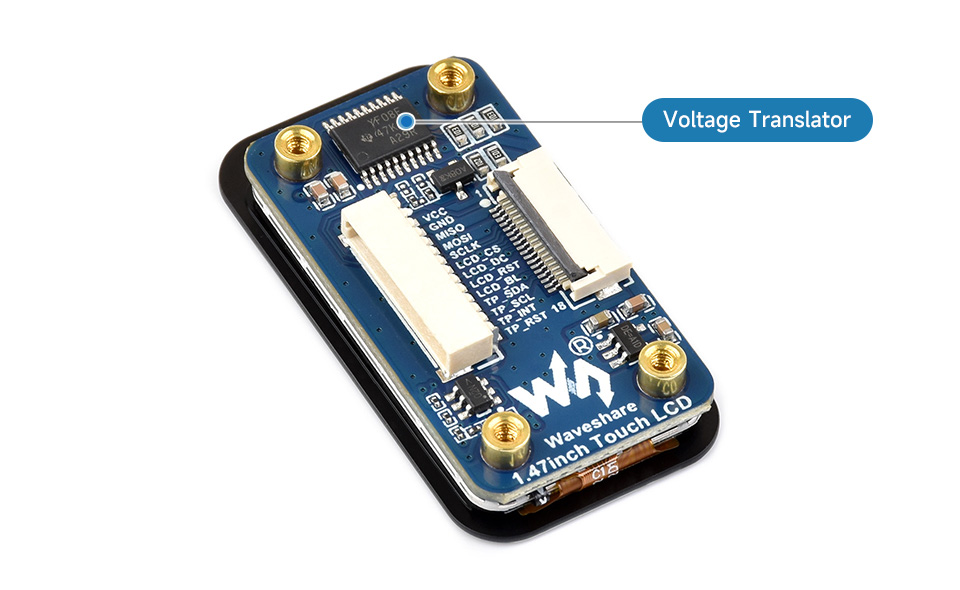 1.47inch Touch LCD display, onboard voltage translator