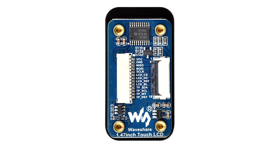 1.47inch Touch LCD display, pin definitions