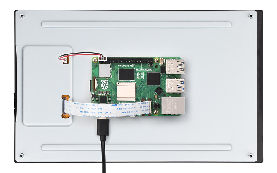 10.1inch capacitive touch display, connecting to Raspberry Pi 5