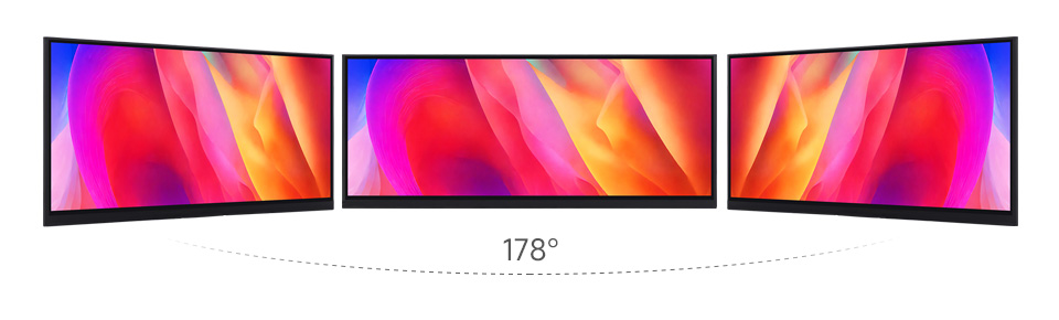 12.3inch 1920x720 LCD, IPS display panel with 178° wide viewing angle