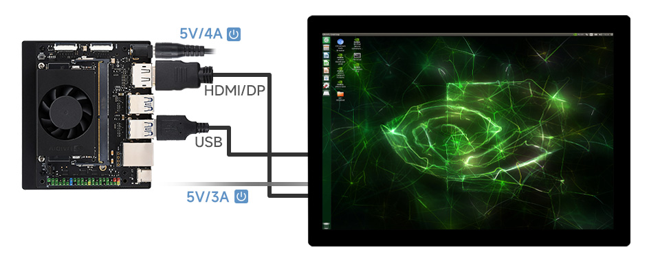 14inch 2K Capacitive Touch Display, working with Jetson series board