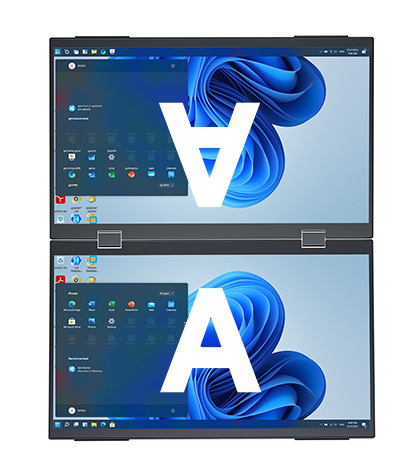 Dual-Screen Portable Monitor, Presentation Mode