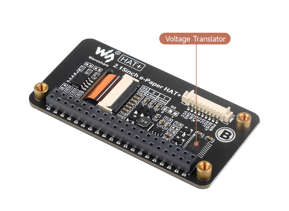 2.15inch e-Paper display (B) with driver board, onboard voltage translator