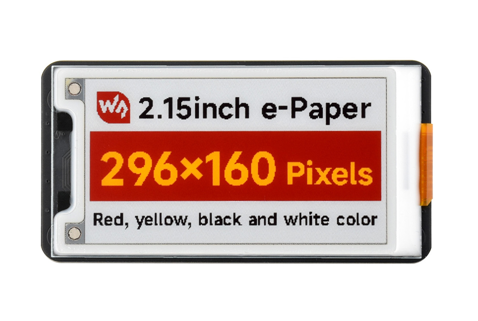 2.15inch e-Paper display (G), front view