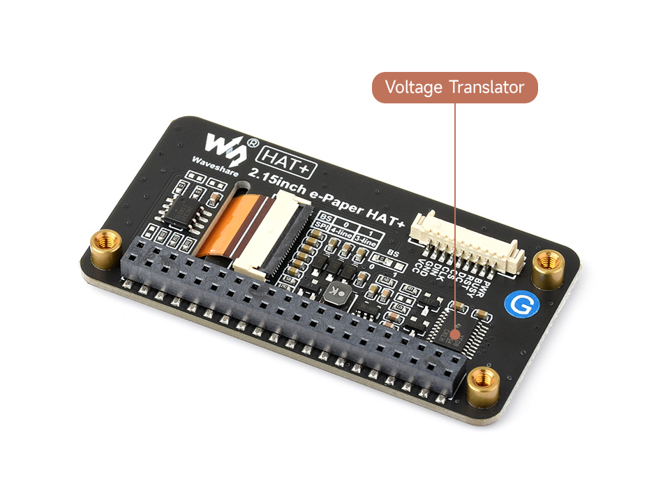 2.15inch e-Paper display (G) with driver board, onboard voltage translator