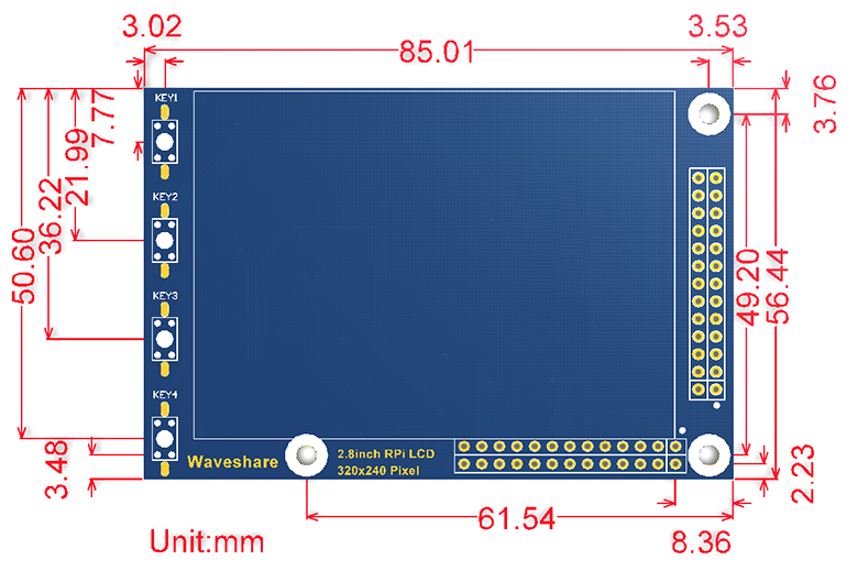 Lcd 320x240. 4inch RPI LCD (A). Корпус для 4inch RPI LCD A. Xpt2046 LCD. 4inch RPI LCD A характеристики.