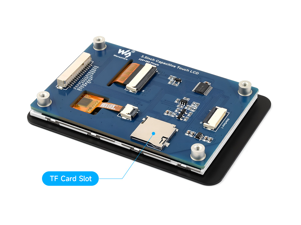 3.5inch Capacitive Touch LCD display, onboard TF card slot