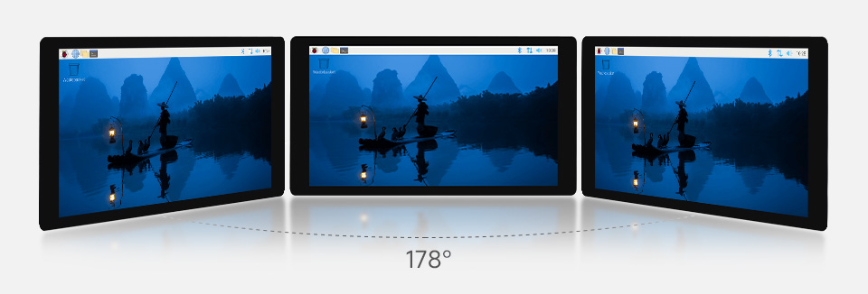 5inch capacitive touch display, adopts IPS display panel