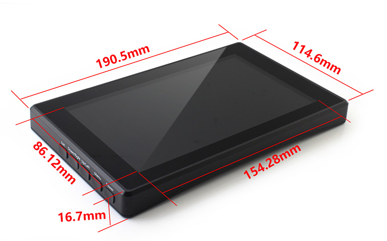 7inch-HDMI-LCD-H-with-Holder-dimension