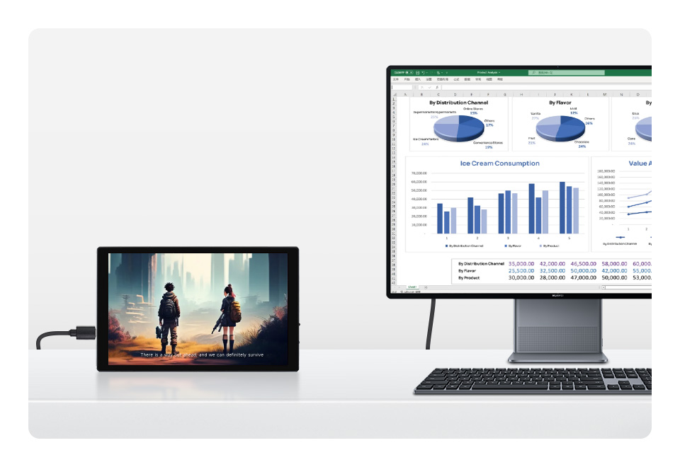 Title 31, Cayoxin 8-Zoll-tragbarer Monitor mit Touchscree...