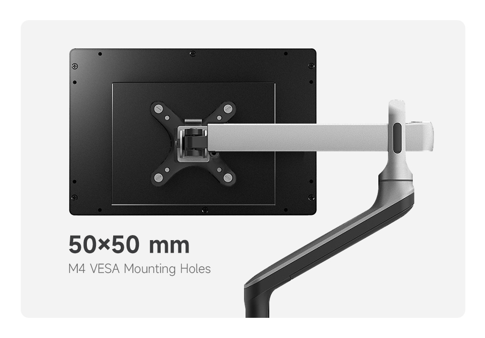 Industrial HMI all-in-one touch display for Raspberry Pi 5, VESA mounting support