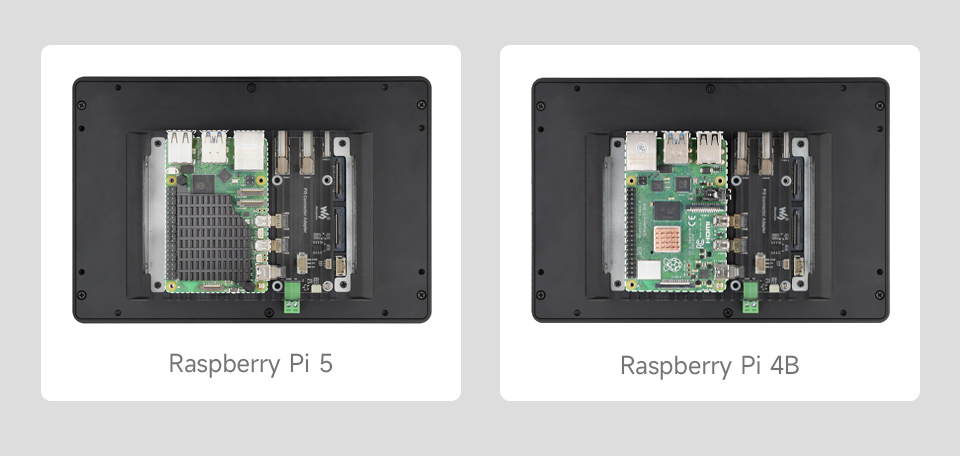 Industrial HMI all-in-one touch display for Raspberry Pi, optional for Raspberry Pi 5