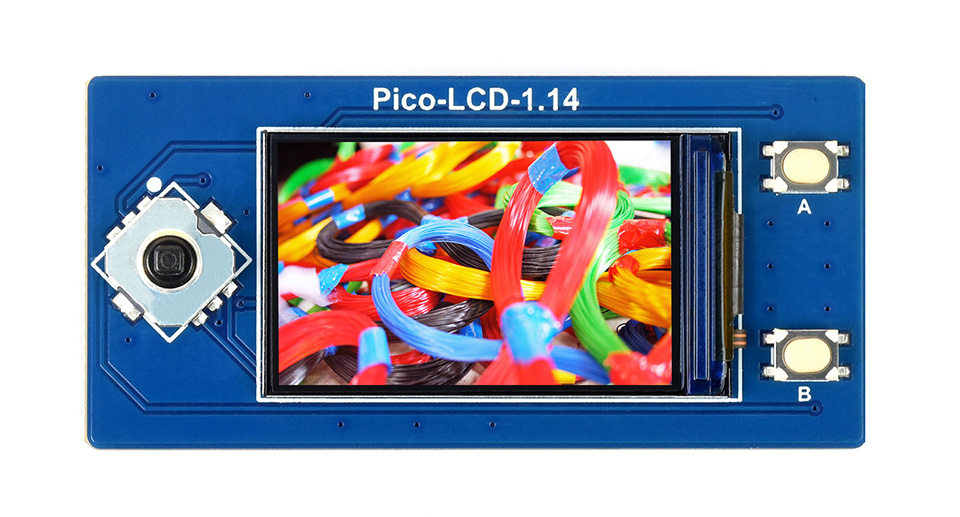 114inch Lcd Display Module For Raspberry Pi Pico 65k Colors 240×135 Spi แท้จาก Waveshare 2962