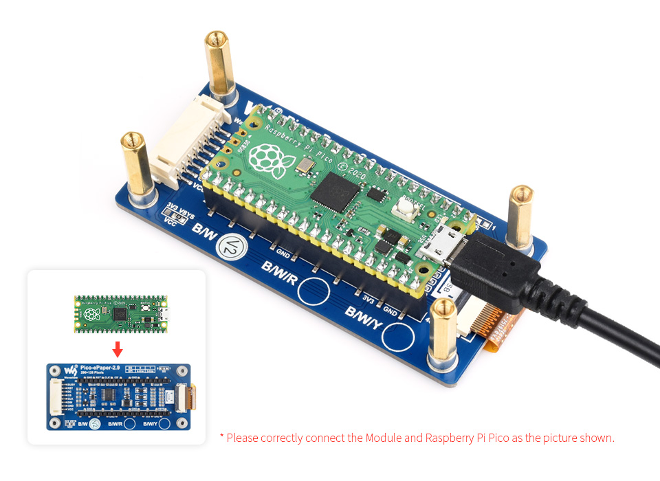 waveshare epaper raspberry pi zero