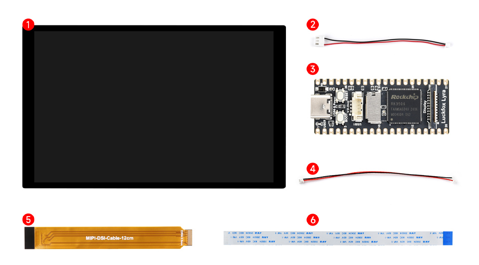 Luckfox Lyra / Luckfox Lyra B LCD Kit A