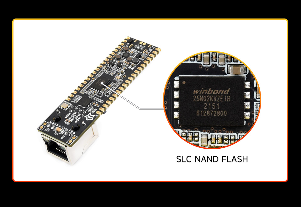 Luckfox Lyra Plus RK3506G2 Linux Micro Development Board, onboard 256MB SLC NAND FLASH