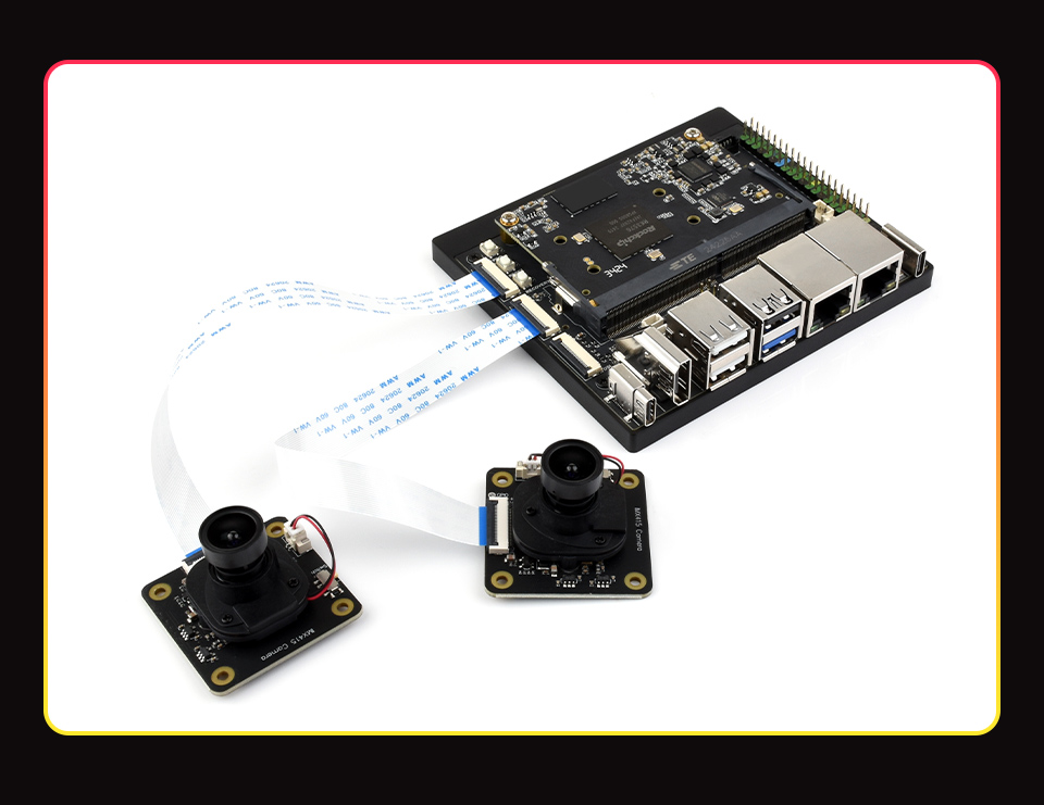 Luckfox Core3576 Edge Computing Development Board, with dual camera interfaces