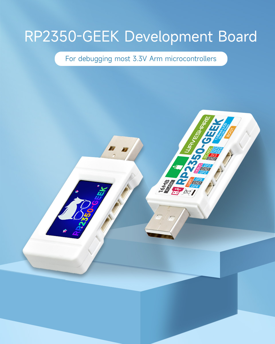 RP2350-GEEK Development Board, front view