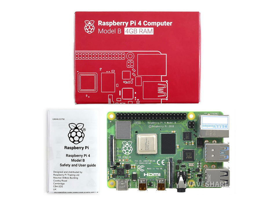 クーポン対象外】 Raspberry pi 4 Model B 4GB ケース付 econet.bi