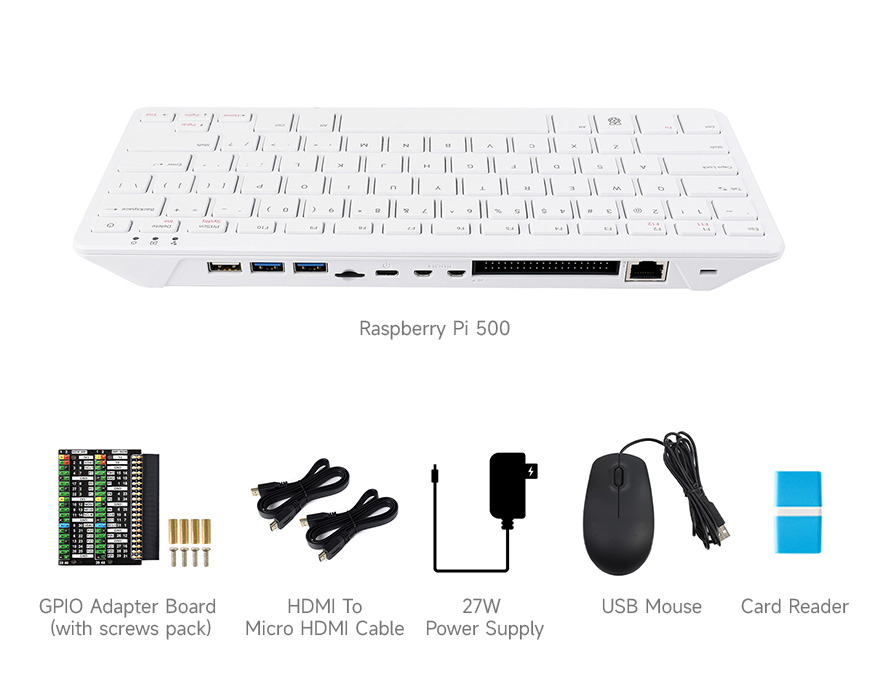 Raspberry Pi 500 Basic Kit