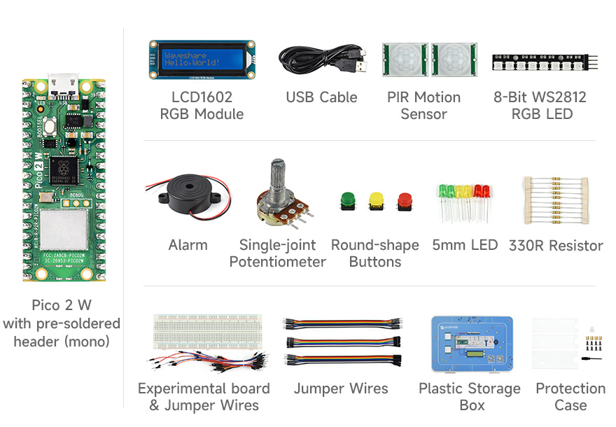 Pico 2 W Basic Kit