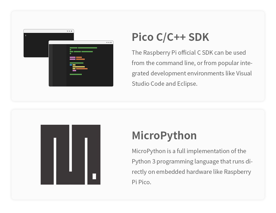 Raspberry Pi Pico 2, C/C++, MicroPython support