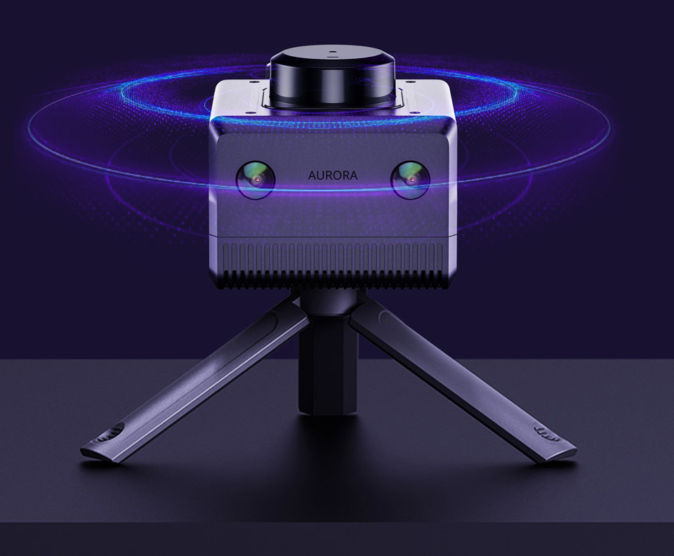 AURORA All-in-one Localization And Mapping Sensor, front view