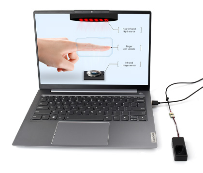 All-in-one Thin-Type Finger Vein Module, connection via USB port