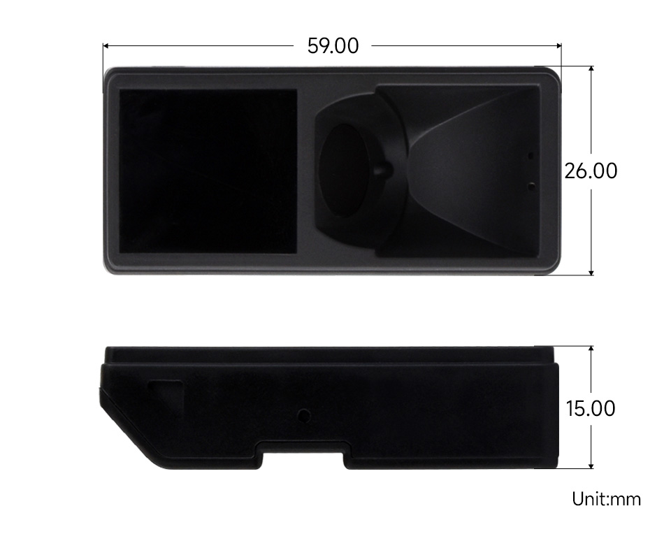 All-in-one Thin-Type Finger Vein Module, outline dimensions