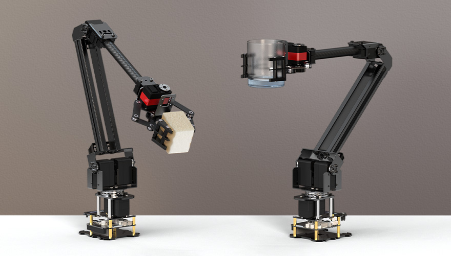 High-performance Robotic Arm Gripper-B, direct-drive servo design with force-position control