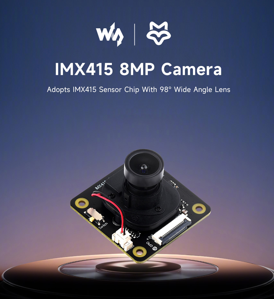 IMX415 8MP Camera Module, front view