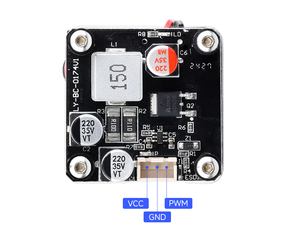 450nm High Precision Laser Module pin definition